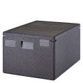 Pojemnik termoizolacyjny Cam GoBox ładowany od góry, 600x400 mm, Cambro, 80 l, 80L, czarny, 690x490x(H)370mm Kod: EPP4060T300110