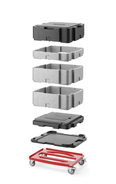Pojemnik termoizolacyjny wielofunkcyjny Cam GoBox®, Cambro, szary EPPMFBE122110
