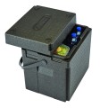 Pojemnik termoizolacyjny CAMBRO Cam GoBox® na napoje, ładowany od góry, z paskiem na ramię 35l EPPBEVBKST110