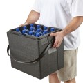 Pojemnik termoizolacyjny CAMBRO Cam GoBox® na napoje, ładowany od góry, z paskiem na ramię 35l EPPBEVBKST110