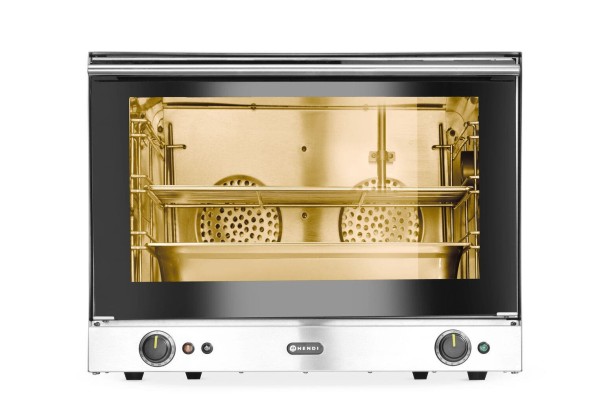 Piec konwekcyjny z nawilżaniem H100S, HENDI, GN 1/1, 230V/3500W, 699x608x(H)550mm 229880