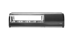 Witryna chłodnicza do sushi, Arktic, 4x GN 1/3 czarny, 230V/190W, 1177x426x(H)296mm
