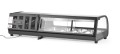 Witryna chłodnicza do sushi Arktic czarna 4x GN 1/3 (H) 40 mm 1177x426x296 mm