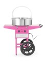 Urządzenie do waty cukrowej z wózkiem, HENDI, Pastelowy różowy, 220-240V/1130W, 948x520x(H)914mm