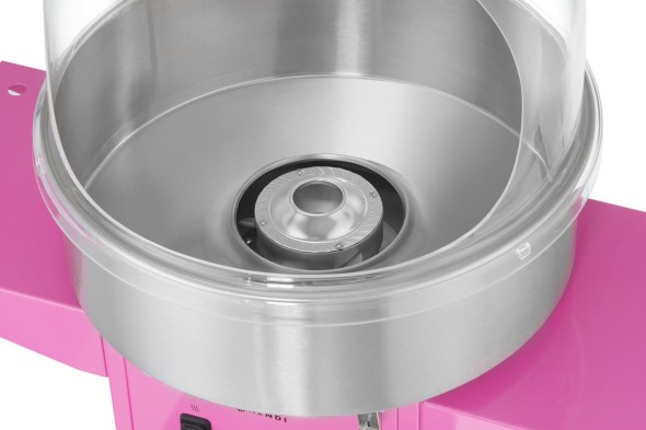 Urządzenie do waty cukrowej z wózkiem, HENDI, Pastelowy różowy, 220-240V/1130W, 948x520x(H)914mm