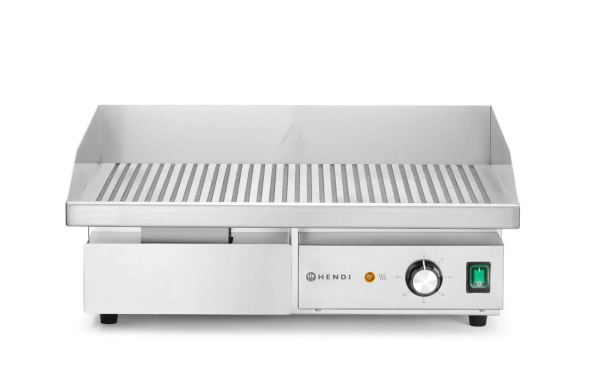 Płyta grillowa żebrowana, HENDI, Budget Line, ryflowana, 3000W, 550x430x(H)240mm