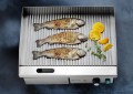 Płyta grillowa żebrowana, HENDI, Budget Line, ryflowana, 3000W, 550x430x(H)240mm