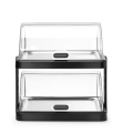 Podwójna witrynka chłodząca roll-top Duo UNIQ, HENDI, czarny, 480x355x(H)480mm