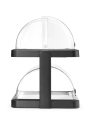 Podwójna witrynka chłodząca roll-top Duo UNIQ, HENDI, czarny, 480x355x(H)480mm