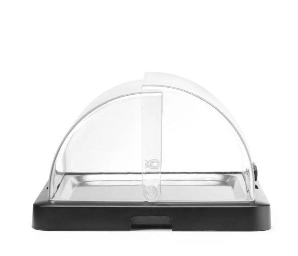 Pojedyncza witrynka chłodząca roll-top Duo UNIQ , HENDI, czarny, 460x355x(H)220mm