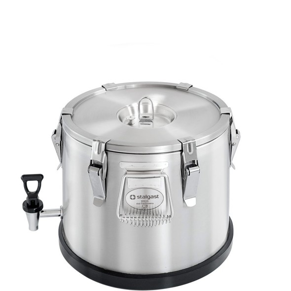 Termos stalowy z kranem, Stalgast 20 l