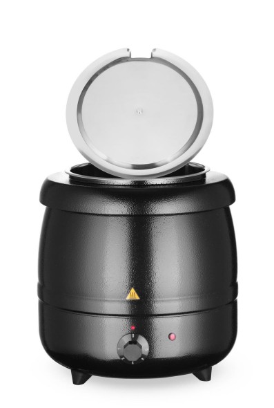 Kociołek do zupy, HENDI, Kitchen Line, 8L, czarny