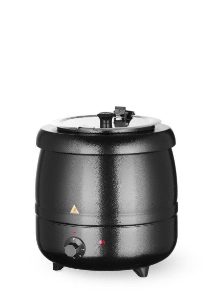 Kociołek do zupy, HENDI, Kitchen Line, 8L, czarny