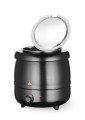 Kociołek do zupy, HENDI, Kitchen Line, 8L, czarny