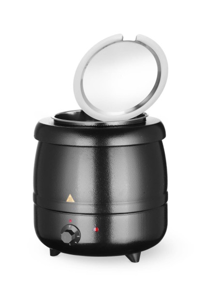 Kociołek do zupy, HENDI, Kitchen Line, 8L, czarny