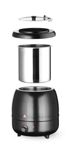Kociołek do zupy, HENDI, Kitchen Line, 8L, czarny