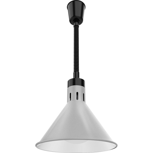 Lampa do podgrzewania potraw wisząca, srebrna, Stalgst