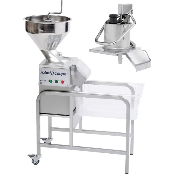 szatkownica do warzyw, CL55 z 2 podajnikami, P 1.1 kW, U 400 V